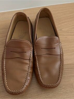 Tod’s Men's Brown Leather Penny Loafers